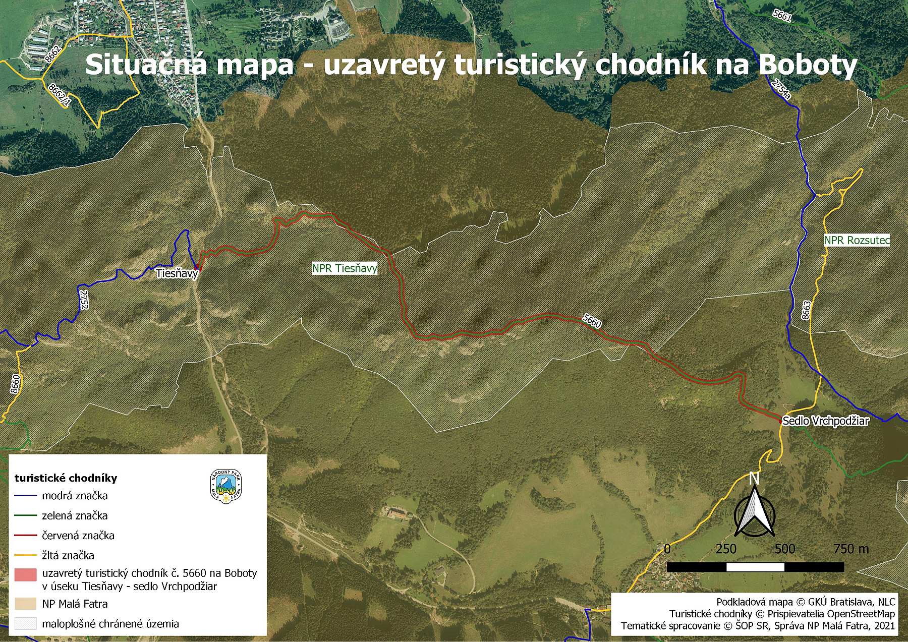 Uzavera turistickeho chodnika